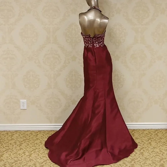 bee darlin prom dresses Bee Darlin Black Gold Prom Formal Long Dress Gown Women's Junior Size 7/8